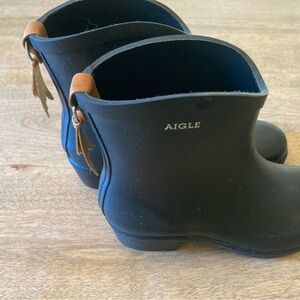 Aigle short rain boots women’s size 7